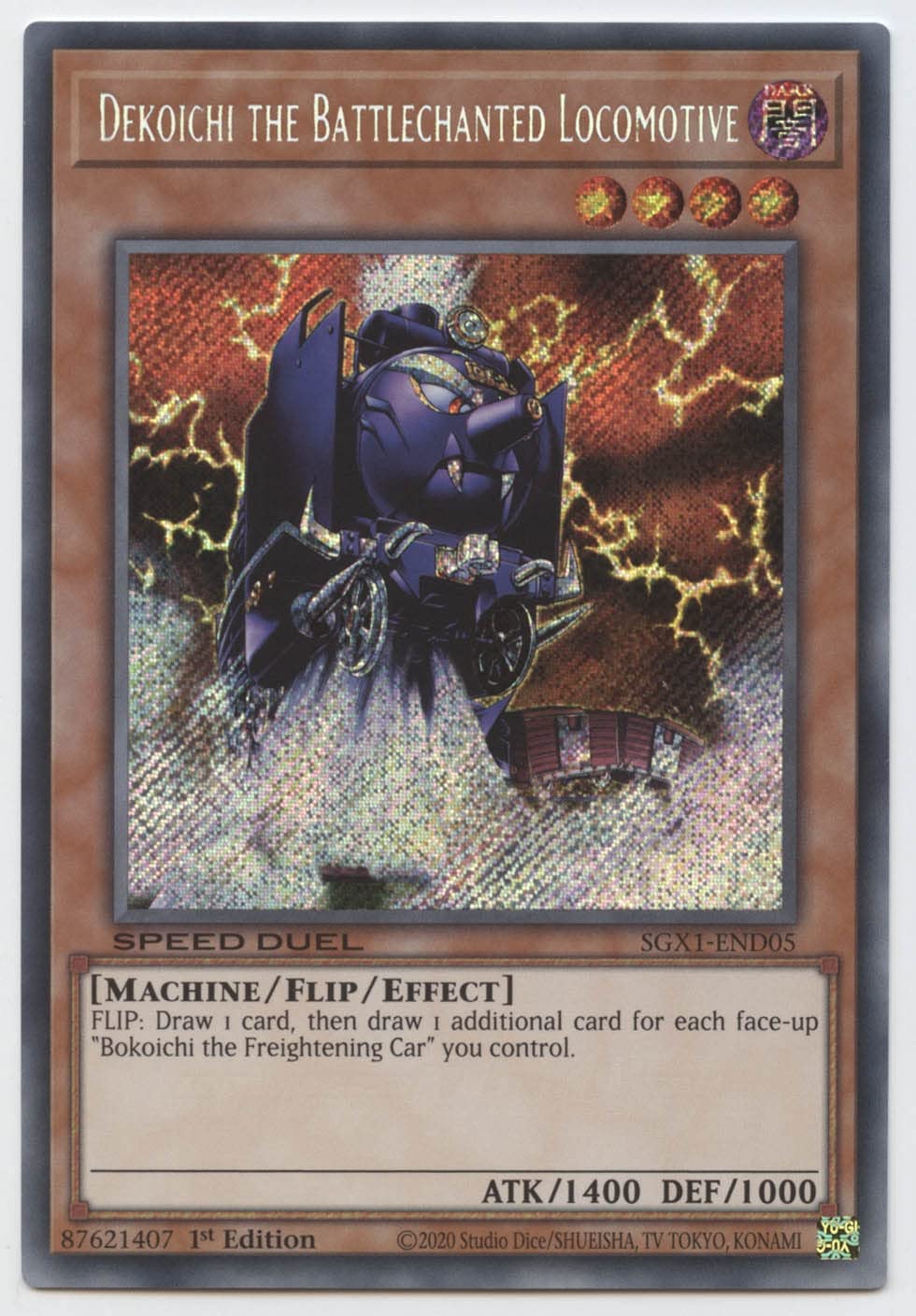 Dekoichi The Battlechanted Locomotive - SGX1-END05 - Secret Rare
